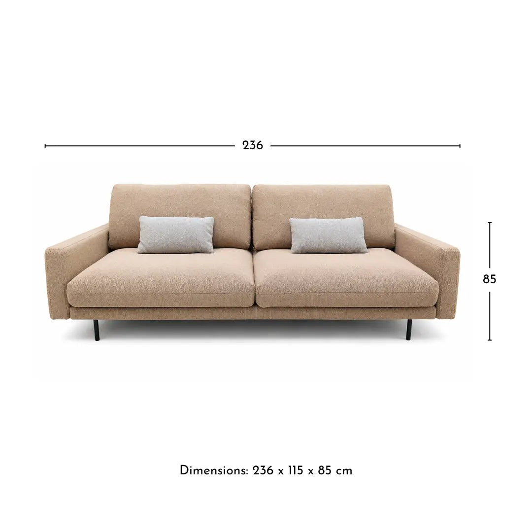 KAIA 2 Seater Sofa by Rolf Benz