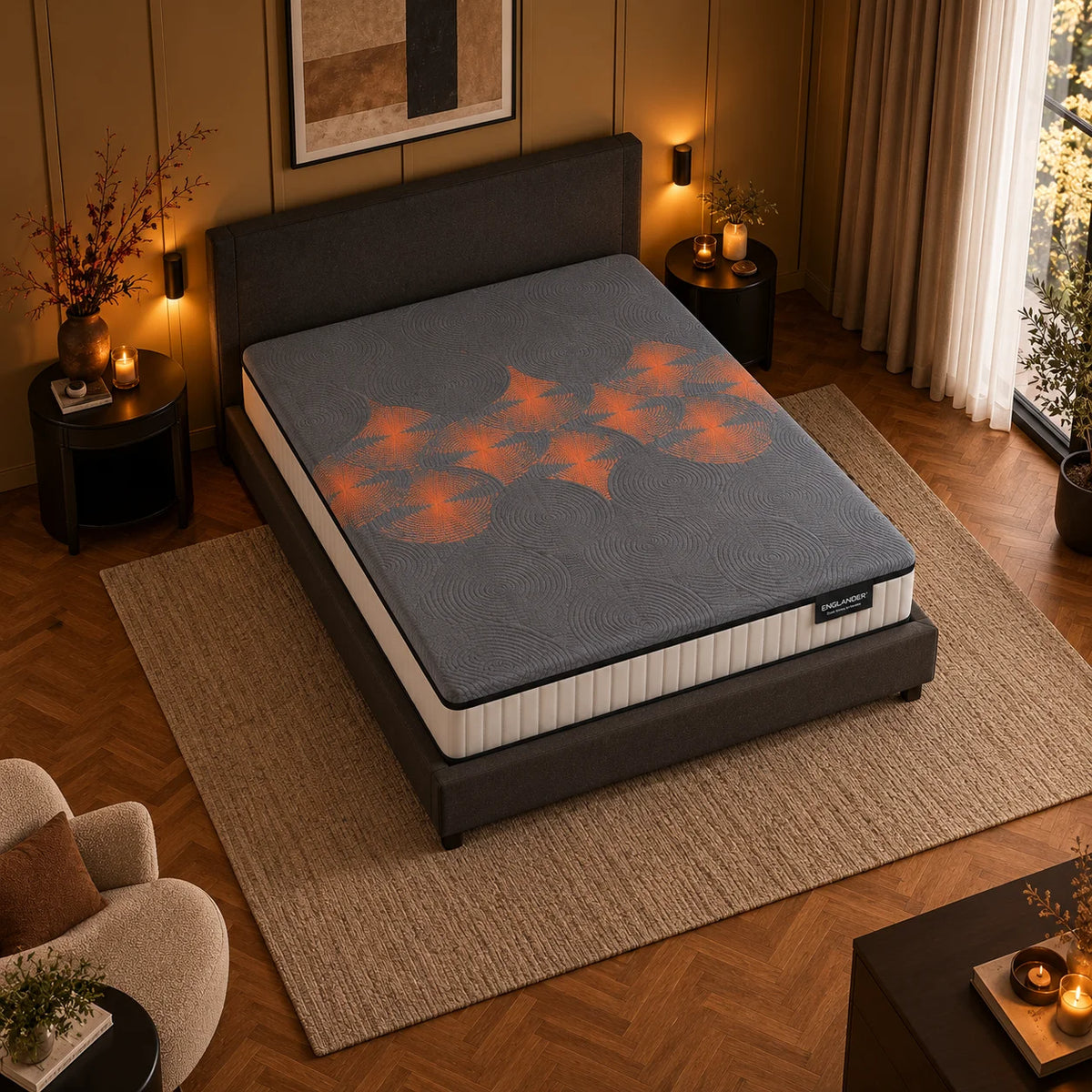 Sotheby's Firm With Talalay Latex Mattresses by Englander