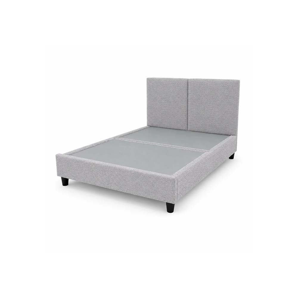 Floyd Supreme Collection Bed 180 Cm X 200 Cm (Uk - Super King Size) Headboard Height 130 Cm Buckle C11 Gray by The Mattress Store