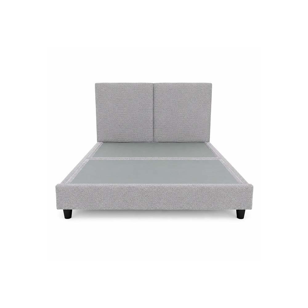 Floyd Supreme Collection Bed 180 Cm X 200 Cm (Uk - Super King Size) Headboard Height 130 Cm Buckle C11 Gray by The Mattress Store