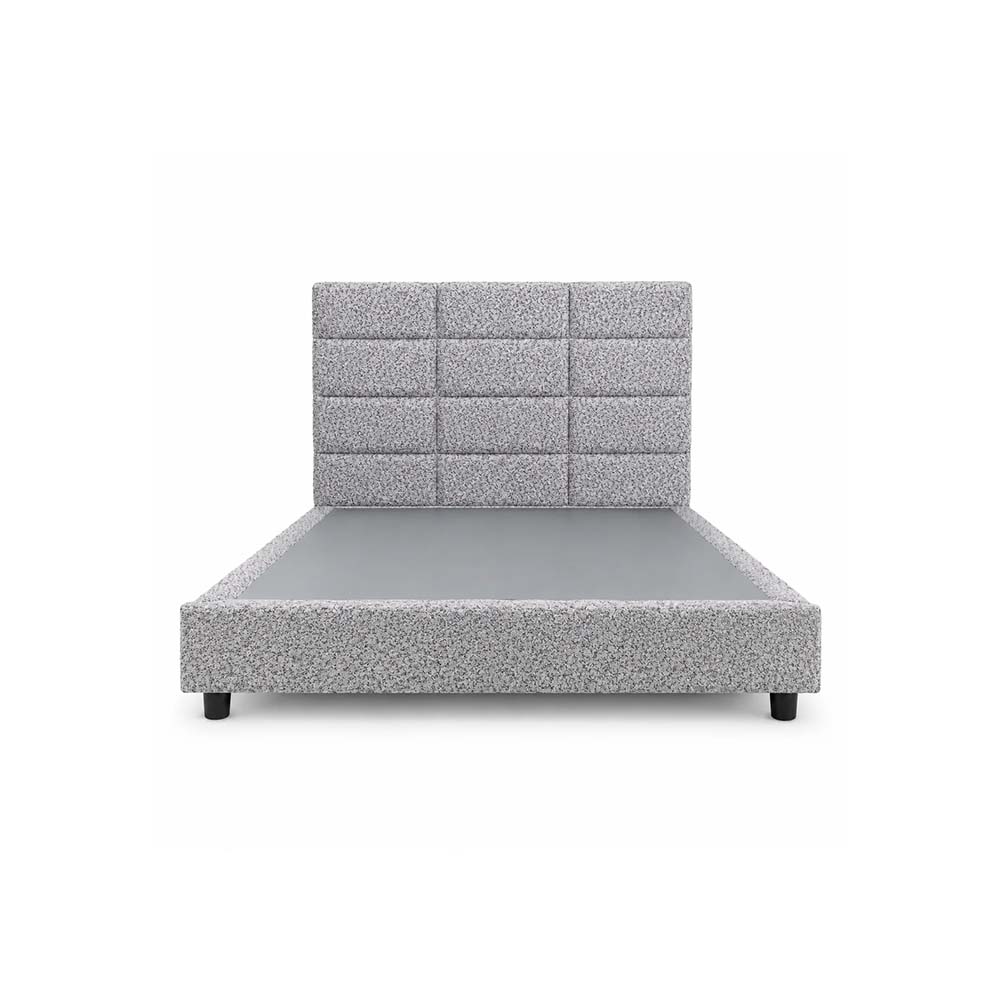 Harvey Supreme Collection Bed 150 Cm X 200 Cm (Usa - Queen / Uk - King) Headboard Height 100 Cm Buckle C11 Gray by The Mattress Store