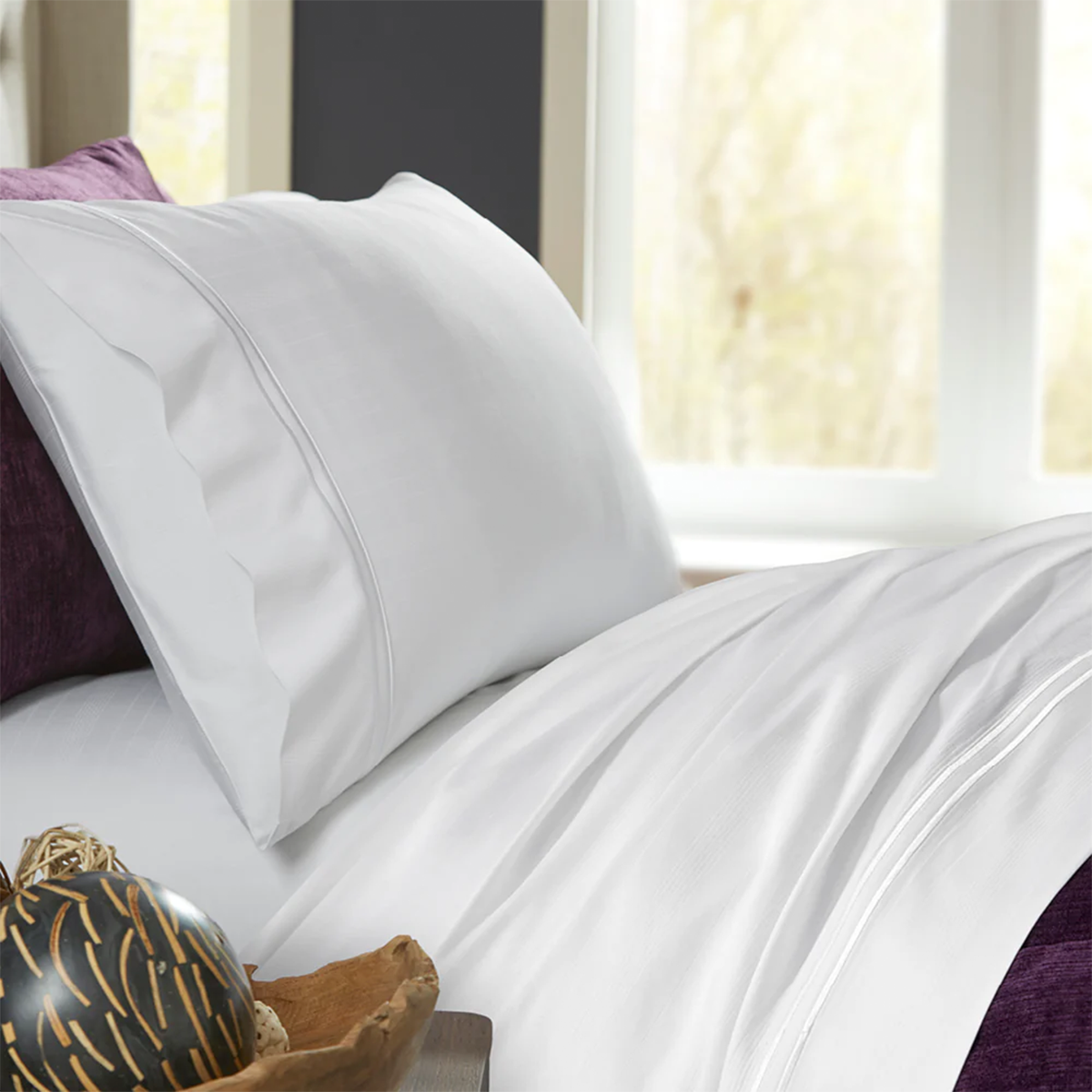 Bamboo Rayon Sheet Set by PureCare White Lifestyle