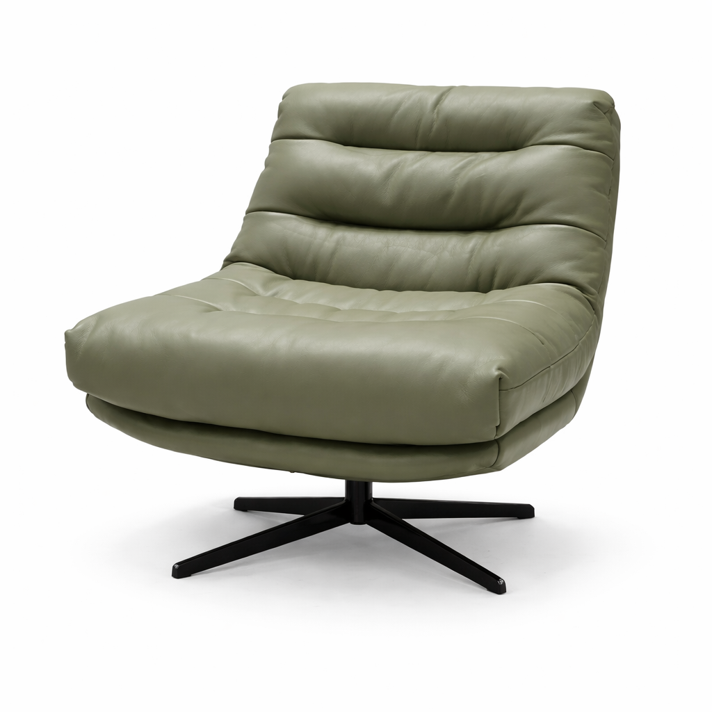 5398 Swivel Chair Leather by Campo de' Fiori