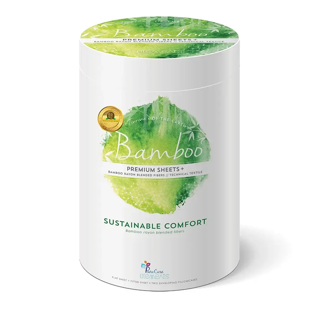 Bamboo Rayon Sheet Set by PureCare Package