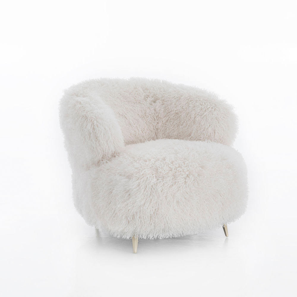 CL387 Armchair with Ottoman by Campo de' Fiori