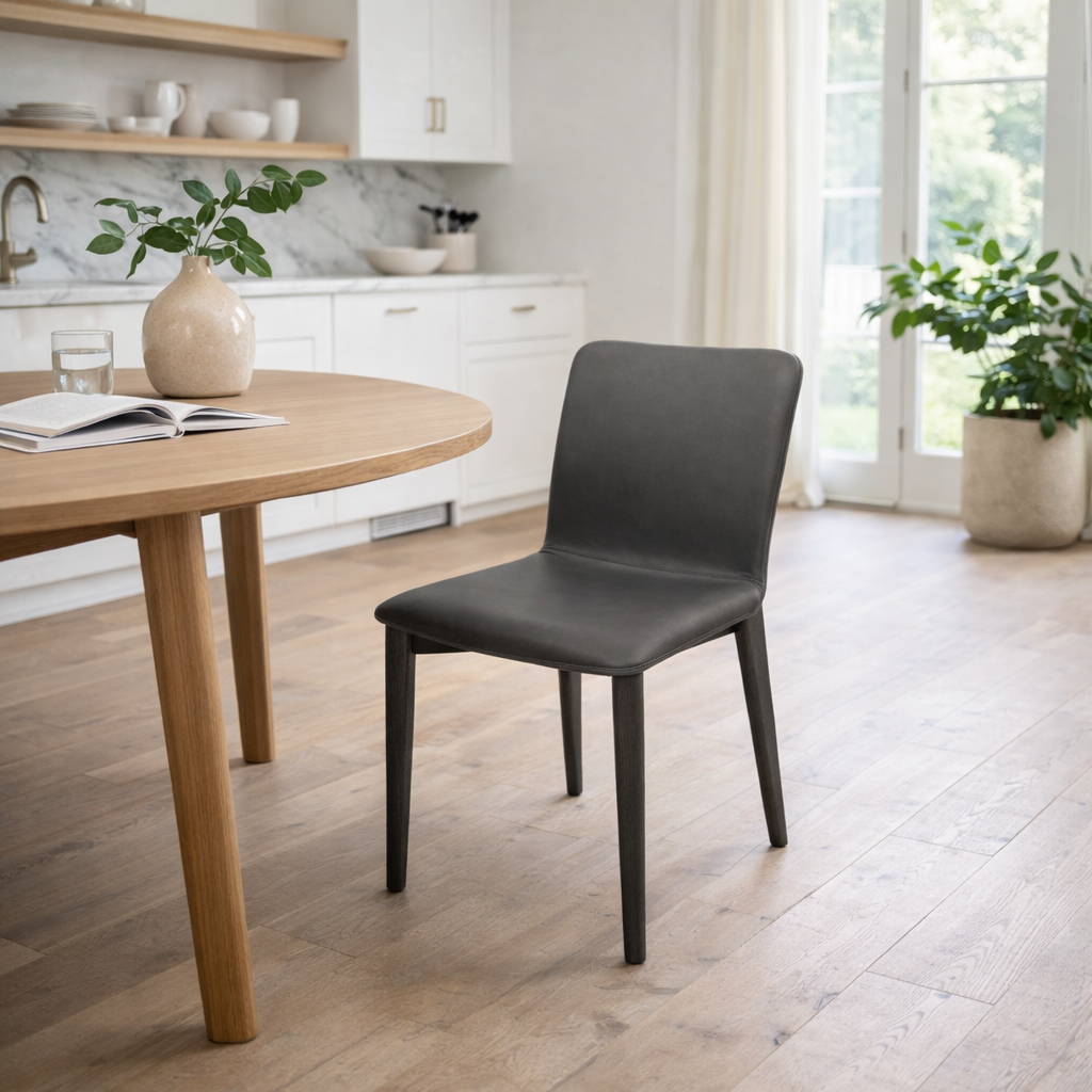 Charlotte Dining Chair Leather by Chateau d'Ax Italia