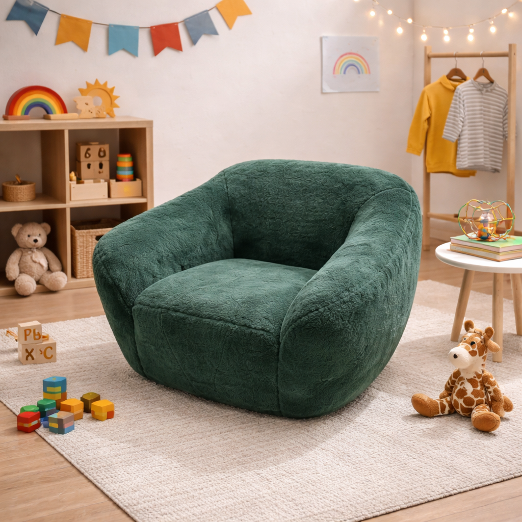 DJ02 Kids Chair Green by Campo de' Fiori