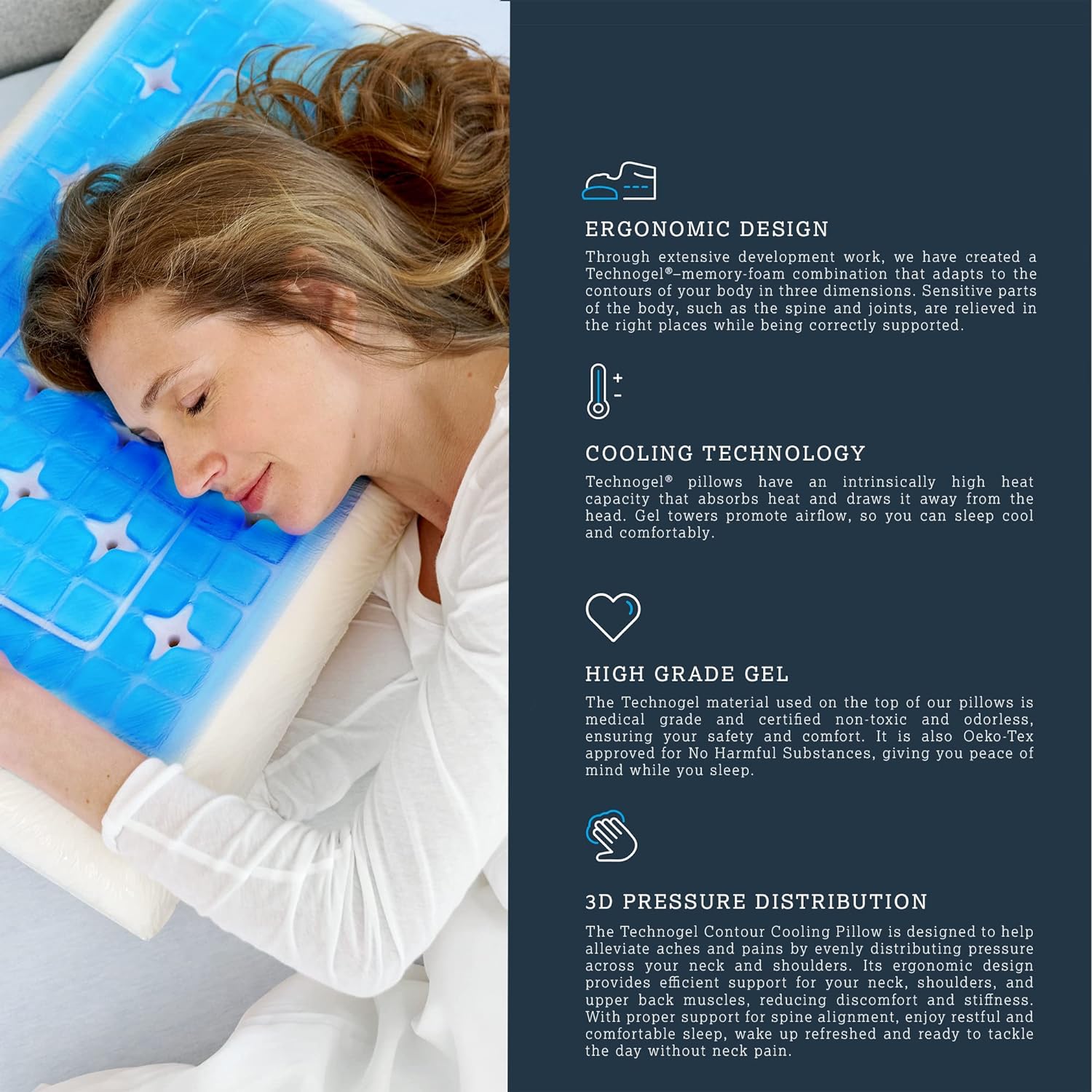 Deluxe Pillow by Technogel Benefits