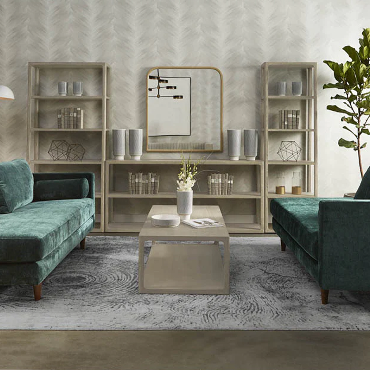 Doncaster Coffee Table by Sunpan in a Luxury Livingroom