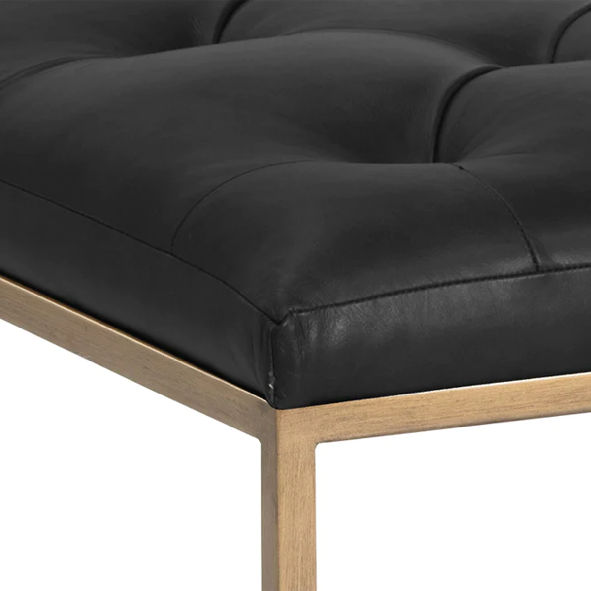 Endall Ottoman Antique Brass, Close Image