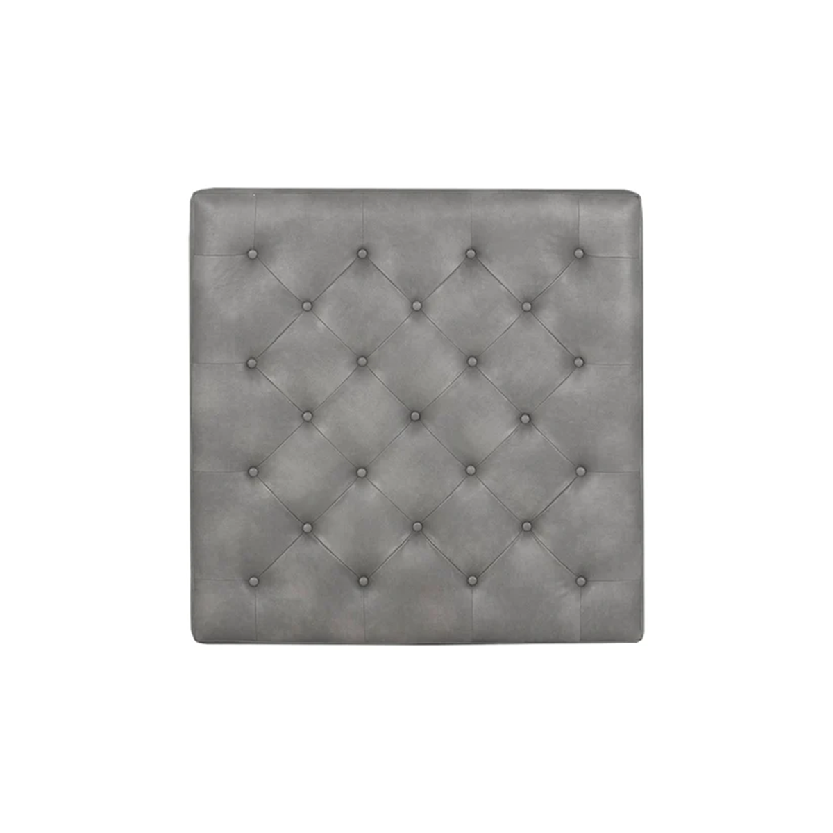 Endall Ottoman Black by Sunpan Top view