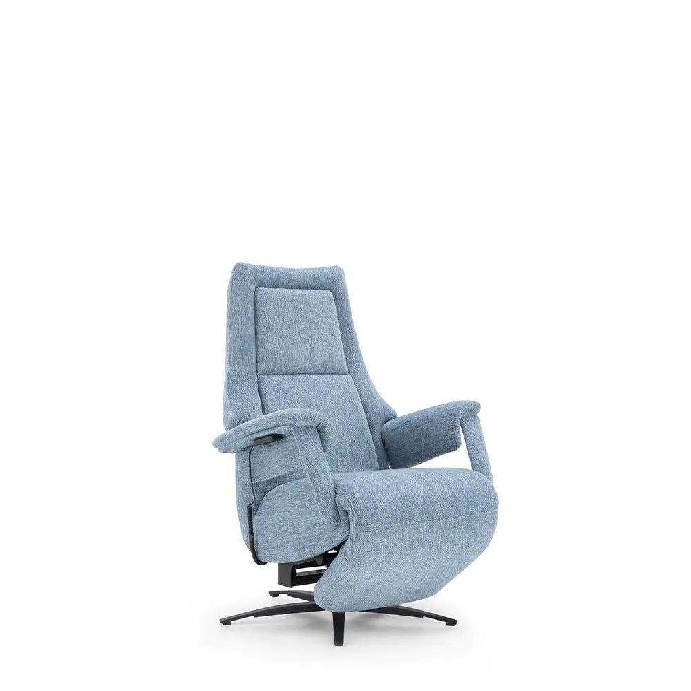 Ernst Recliner (Fabric) Light Blue By Hilker