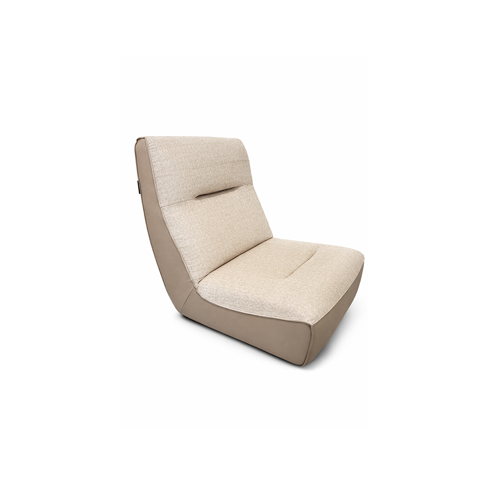International Armless Chair Beige by Chateau d'Ax Italia