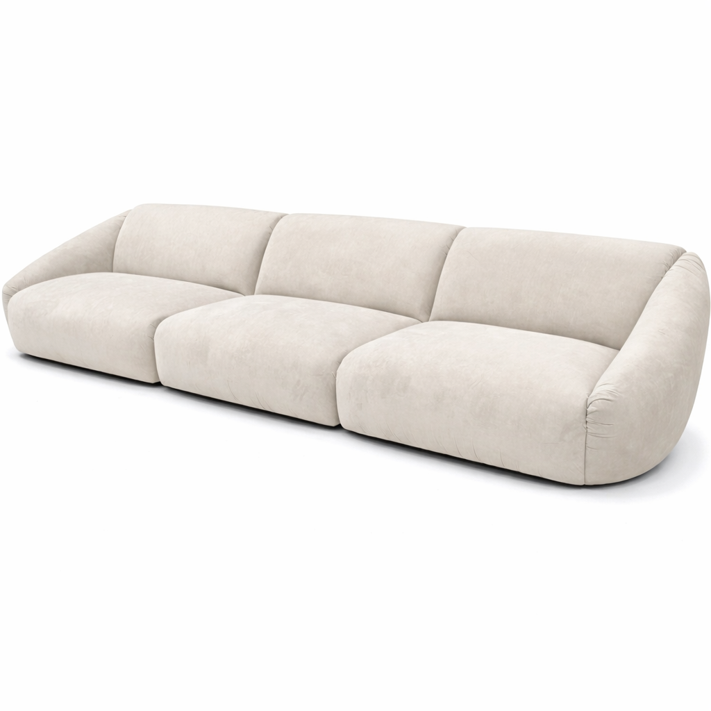 Lambert Large 3 Seater Sofa Off White by Chateau d'Ax Italia