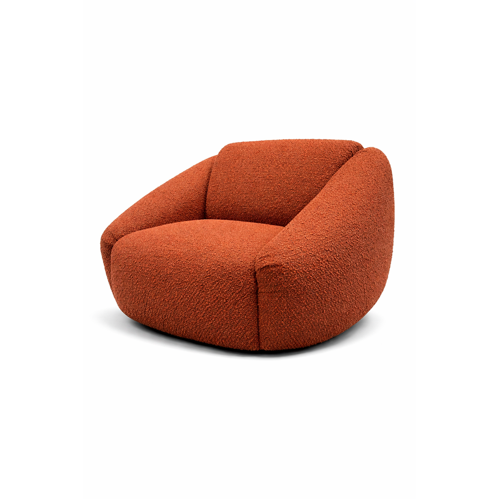 Lambert Swivel Arm Chair by Chateau d'Ax Italia