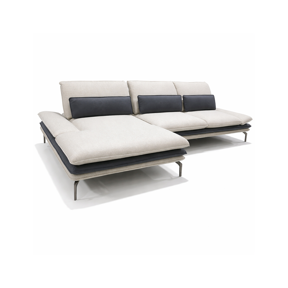Suzuka 2 Seater Sofa with Left Chaise Lounge by Chateau d'Ax Italia