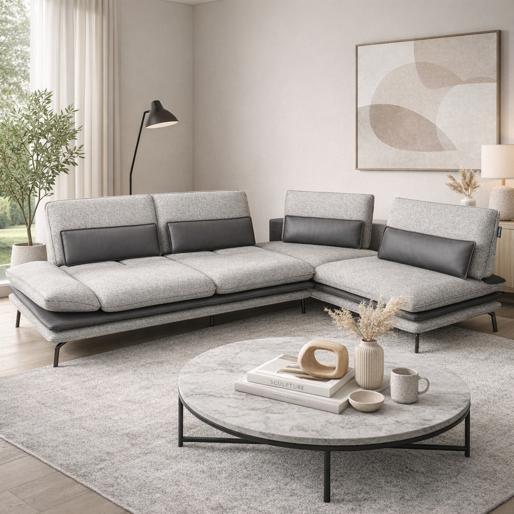 Suzuka Sofa Corner Composition Right by Chateau d'Ax Italia