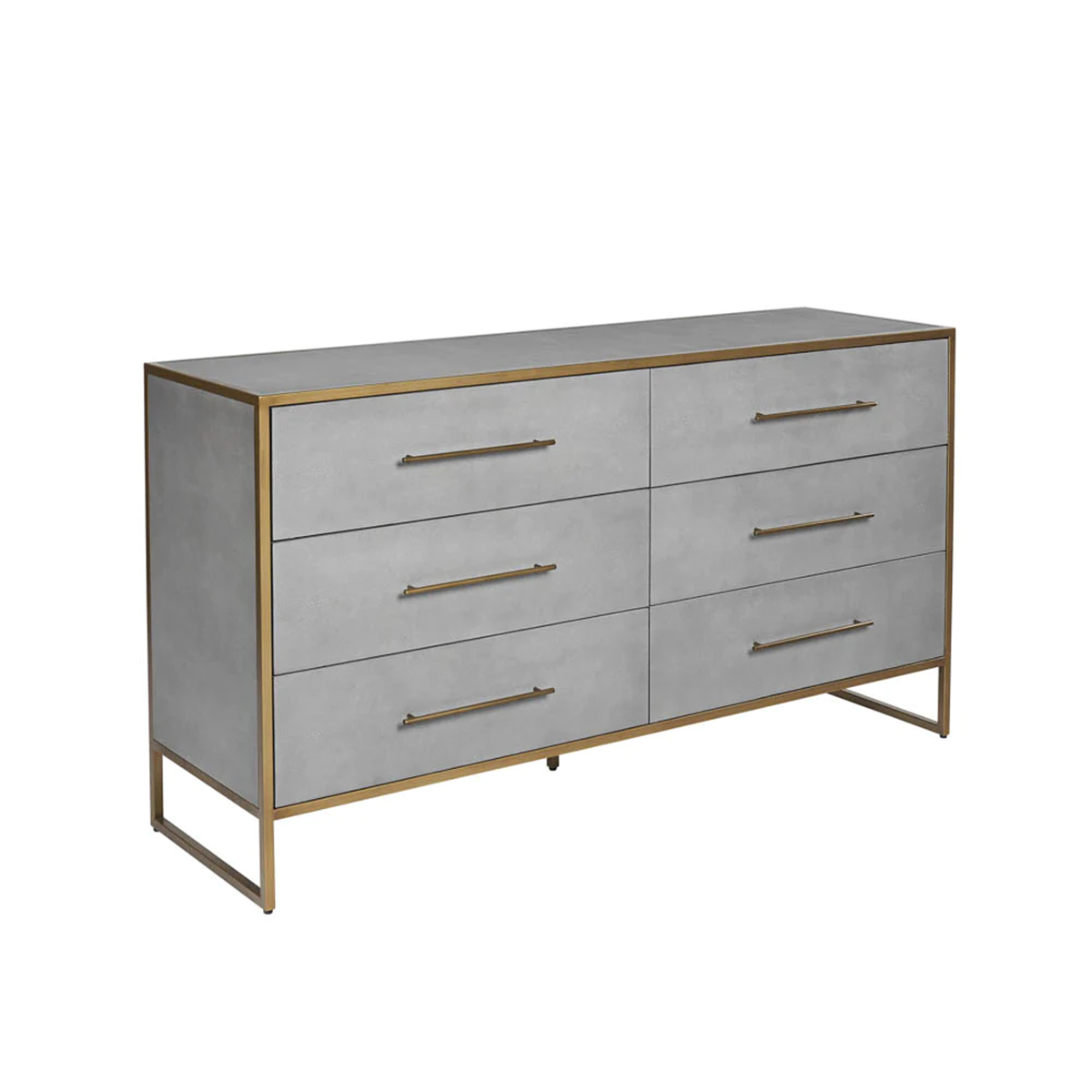 Venice Dresser by Sunpan Grey White Background