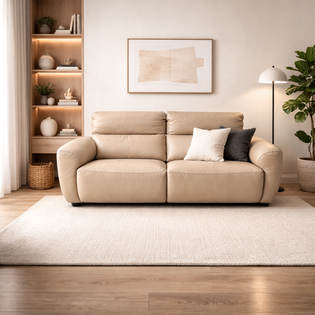Wonka 2 Seater Sofa Beige by Chateau d'Ax Italia
