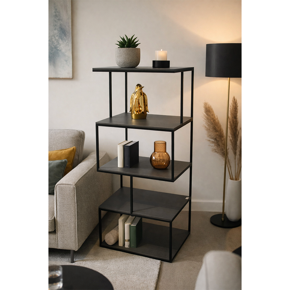 Melamine Library Shelve Black by Chateau d'Ax Italia