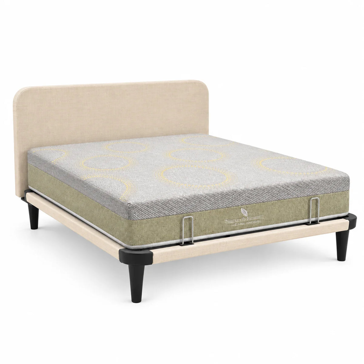 Ergo Slim Adjustable Bed + Nature's Finest Plush Mattress