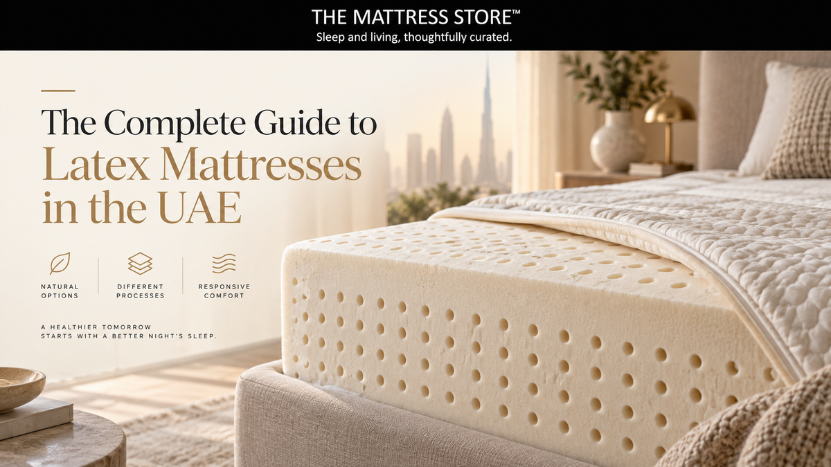 Close view of a latex mattress core showing the open pinhole structure through the material
