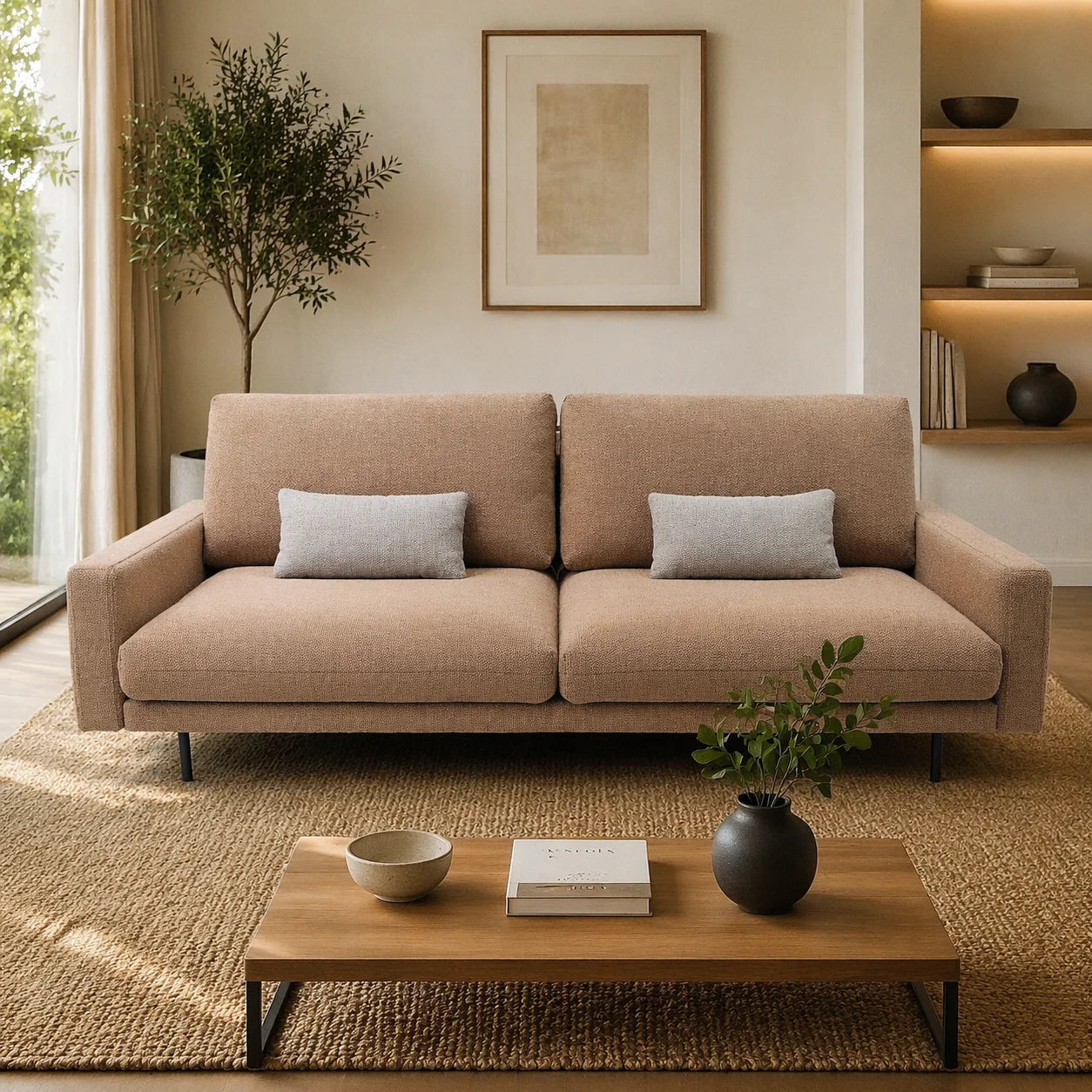 KAIA 2 Seater Sofa by Rolf Benz
