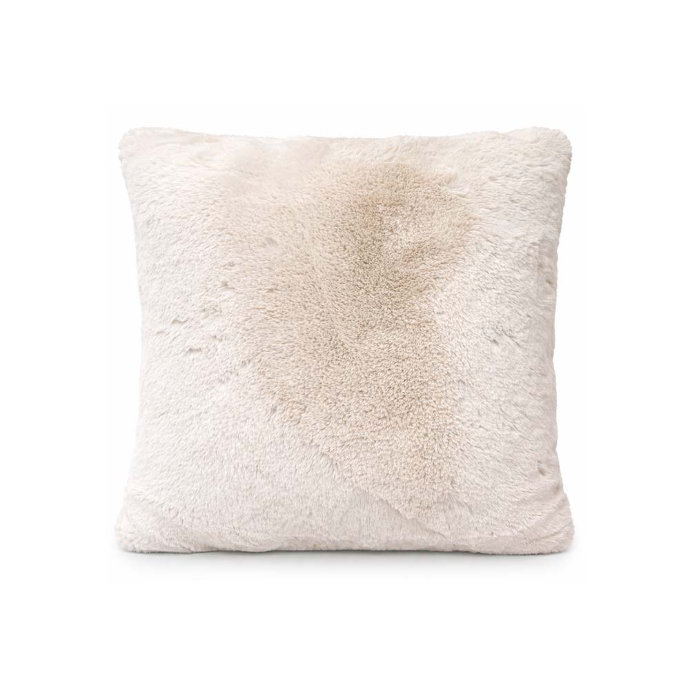 CU001 Cushion Small Fabric Gold Vancouver Knitted Fur Dawn by Campo de' Fiori