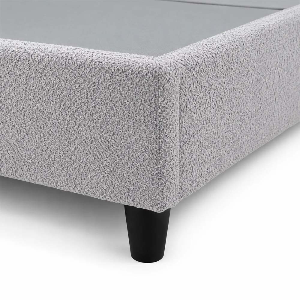Floyd Supreme Collection Bed 180 Cm X 200 Cm (Uk - Super King Size) Headboard Height 130 Cm Buckle C11 Gray by The Mattress Store