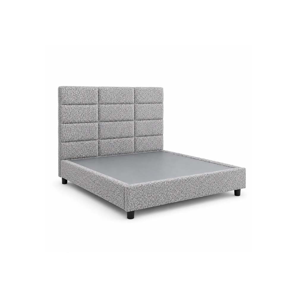 Harvey Supreme Collection Bed 150 Cm X 200 Cm (Usa - Queen / Uk - King) Headboard Height 100 Cm Buckle C11 Gray by The Mattress Store