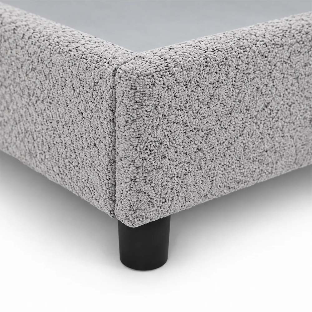 Harvey Supreme Collection Bed 150 Cm X 200 Cm (Usa - Queen / Uk - King) Headboard Height 100 Cm Buckle C11 Gray by The Mattress Store