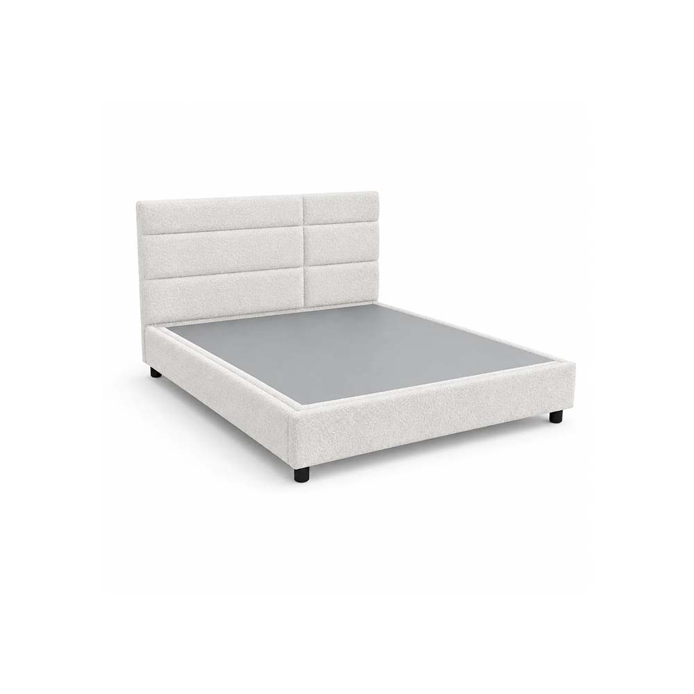 Matin Supreme Collection Bed 150 Cm X 200 Cm (Usa - Queen / Uk - King) Headboard Height 100 Cm Buckle C13 White by The Mattress Store