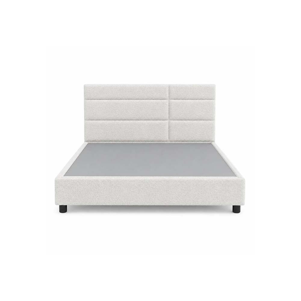 Matin Supreme Collection Bed 150 Cm X 200 Cm (Usa - Queen / Uk - King) Headboard Height 100 Cm Buckle C13 White by The Mattress Store