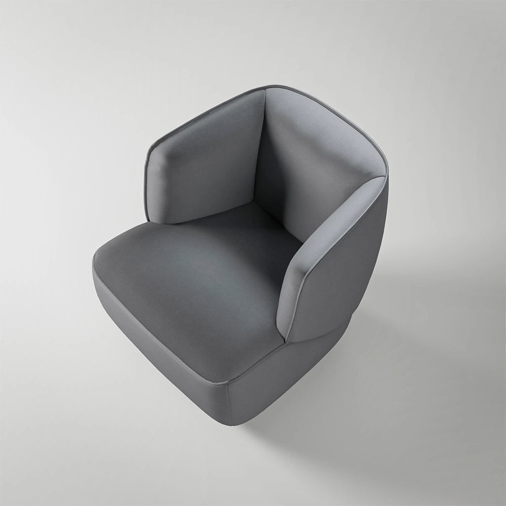 384 armchair grey blue by rolf benz