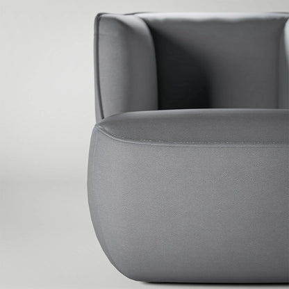 384 Armchair Grey Blue by Rolf Benz