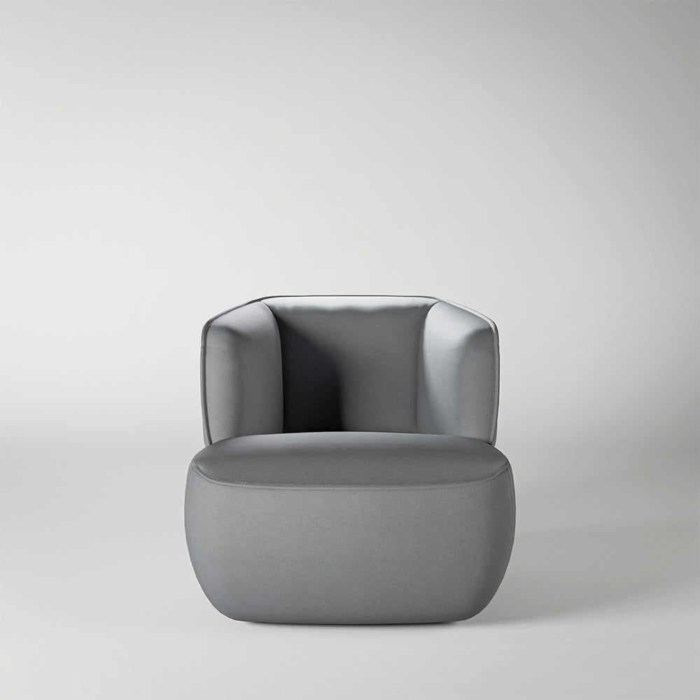 384 armchair grey blue by rolf benz