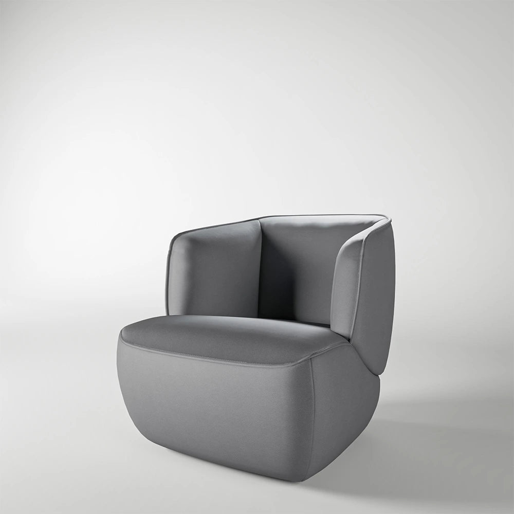 384 armchair grey blue by rolf benz