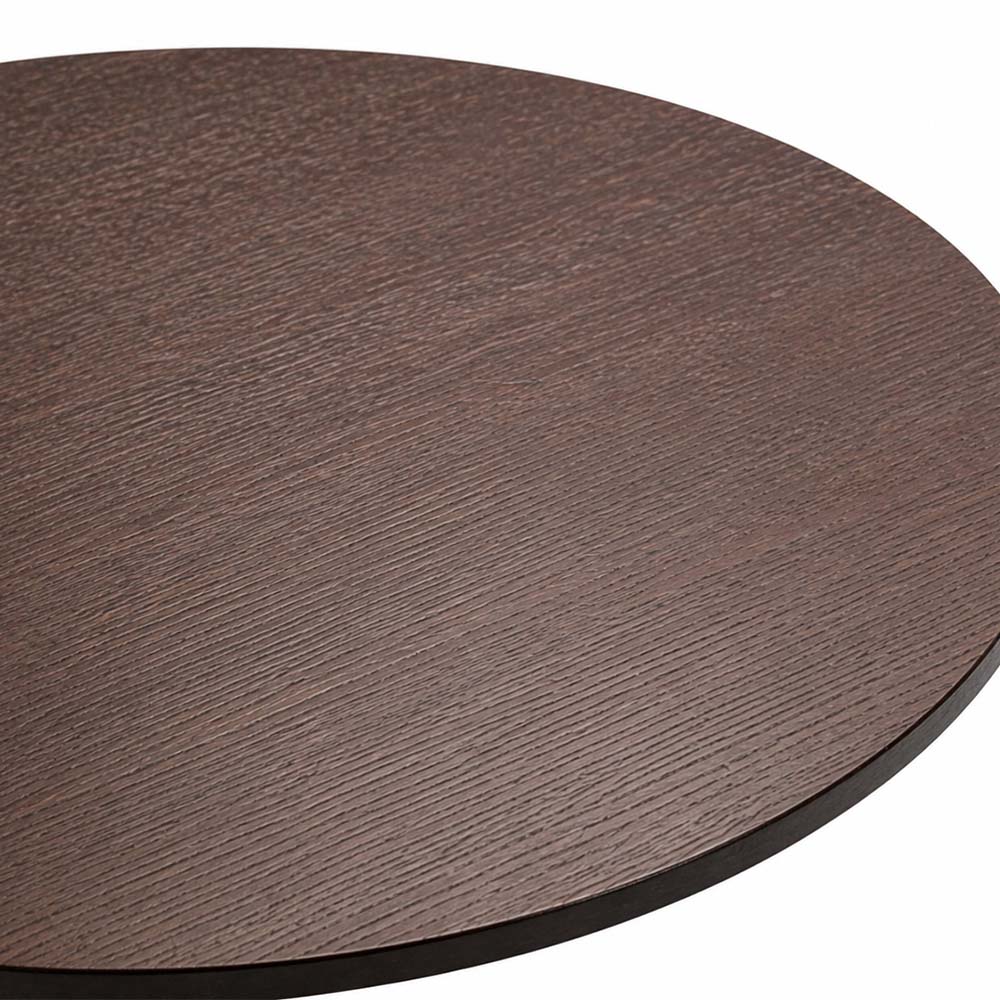 Triangolo Round Low Coffee Table Charcoal by Chateau d'Ax Italia