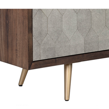 Aniston Sideboard Dark Mango by Sunpan Large close image of the Quality of the Material