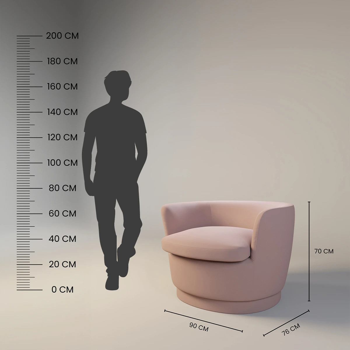 amy armchair - dimensions