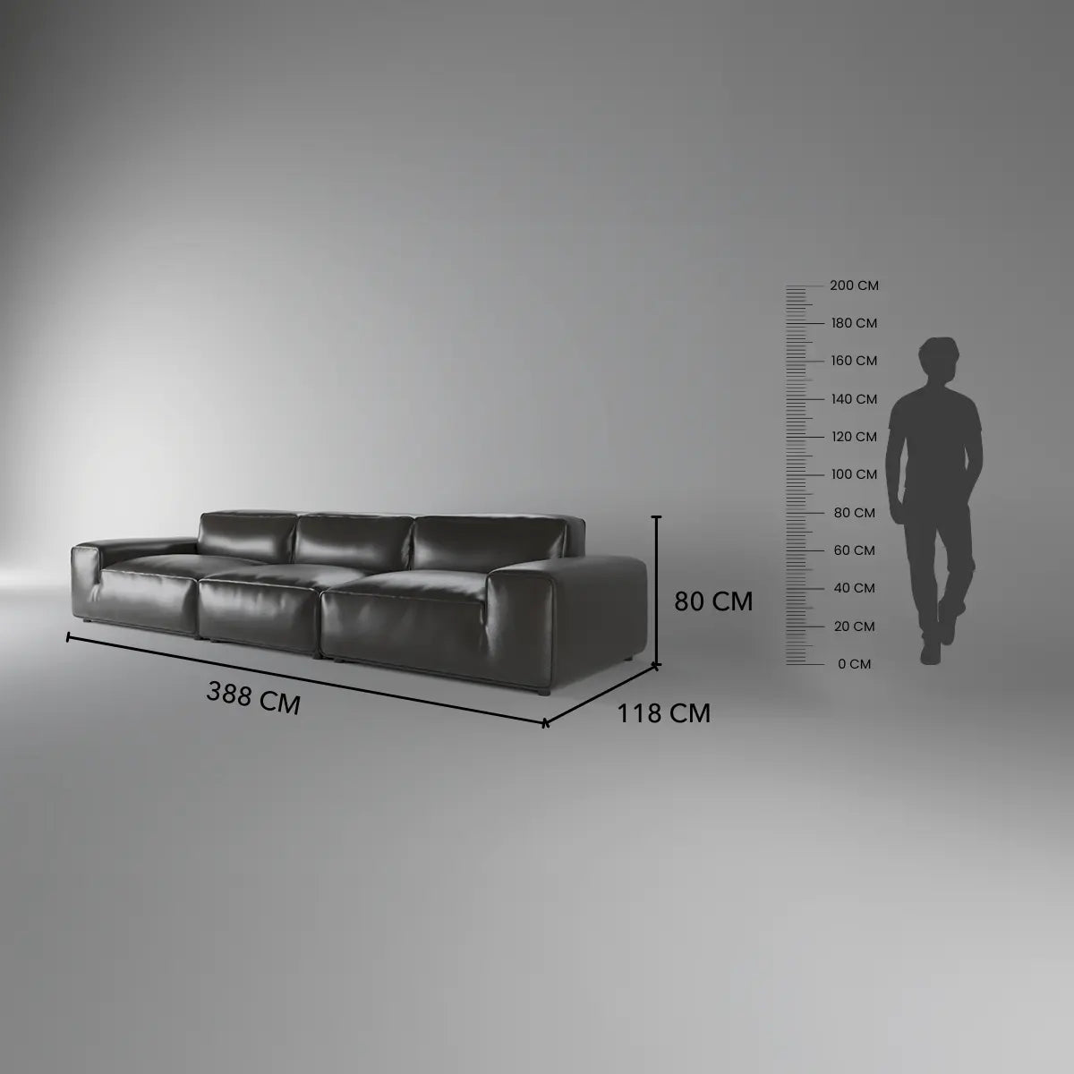 avenue sofa - dimensions