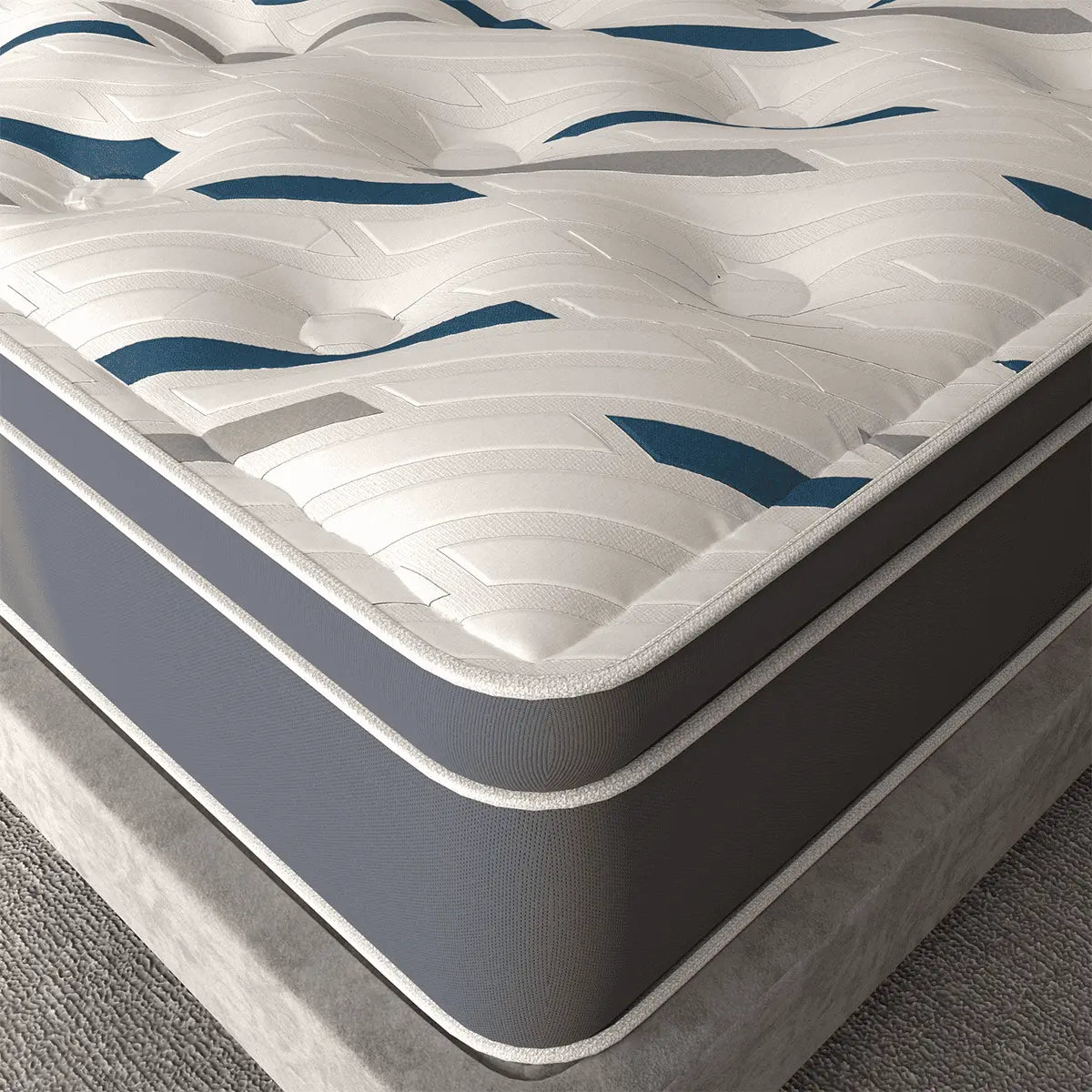 bodiform gel euro top mattress by englander - close view