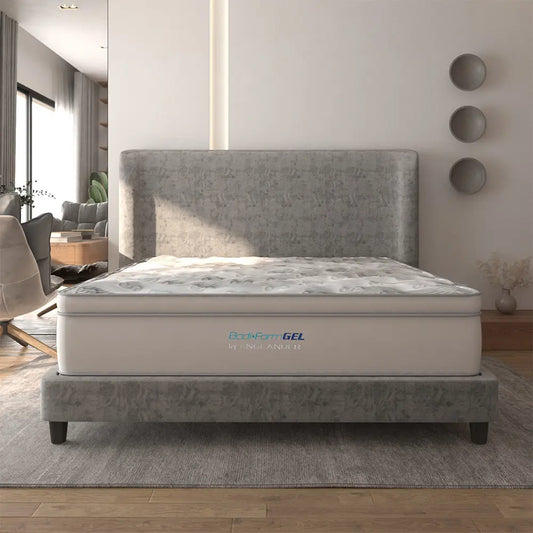 Bodiform Gel Euro Top Mattress by Englander - Front view