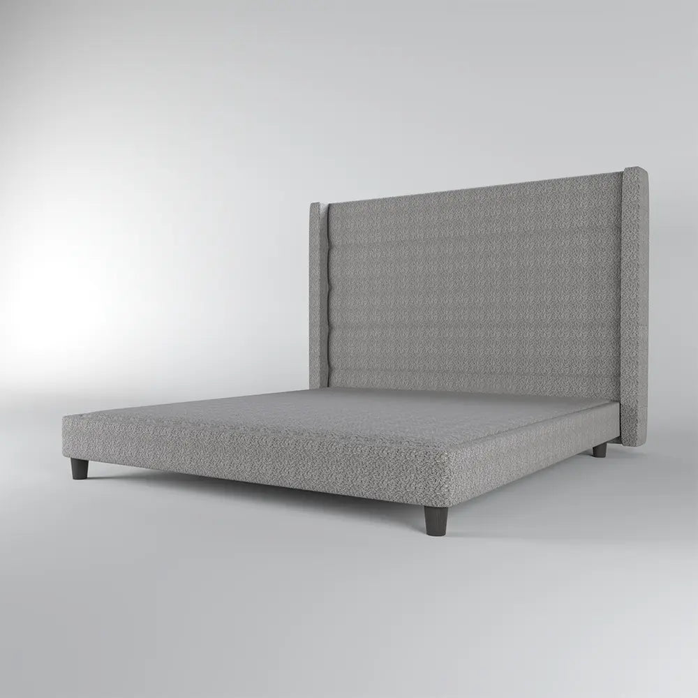 brandon bed by the mattress store -  light grey 