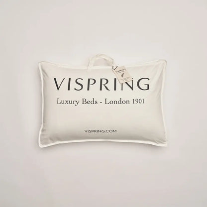 English Duck Down & Feather Luxury Pillow By Vispring