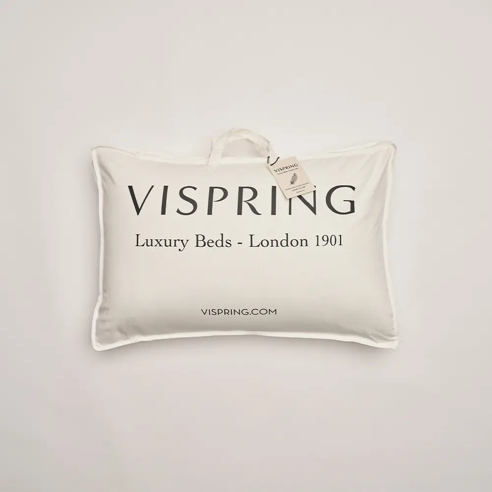 european duck feather and down pillow by vispring