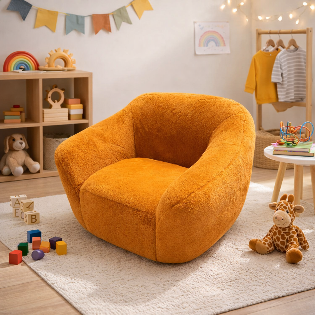 DJ02 Kids Chair Yellow by Campo de' Fiori