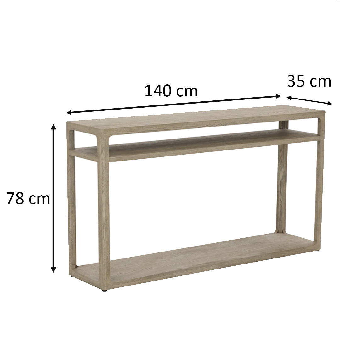 Doncaster Console Table by Sunpan Dimensions
