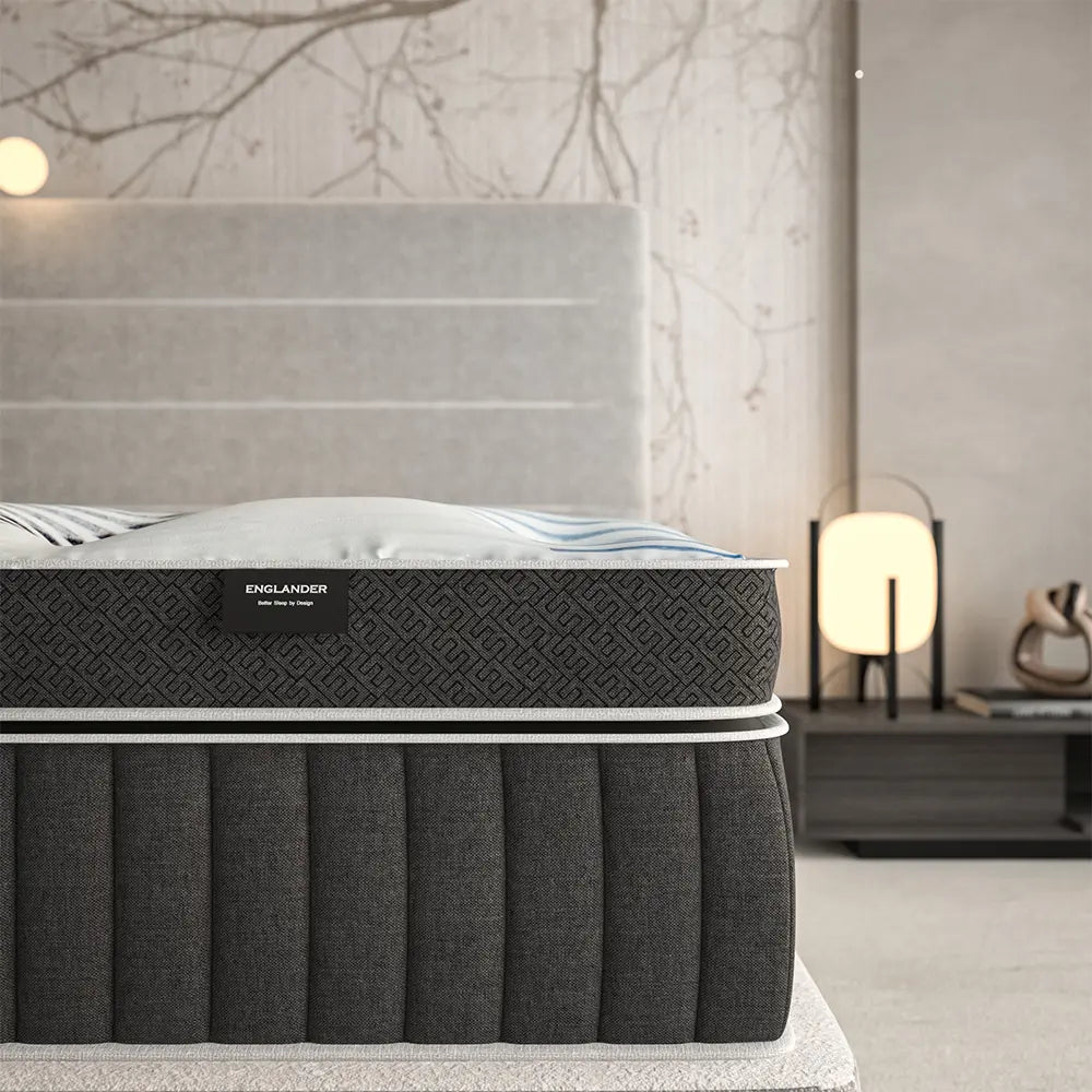 dreamer echelon euro top mattress by englander - close view