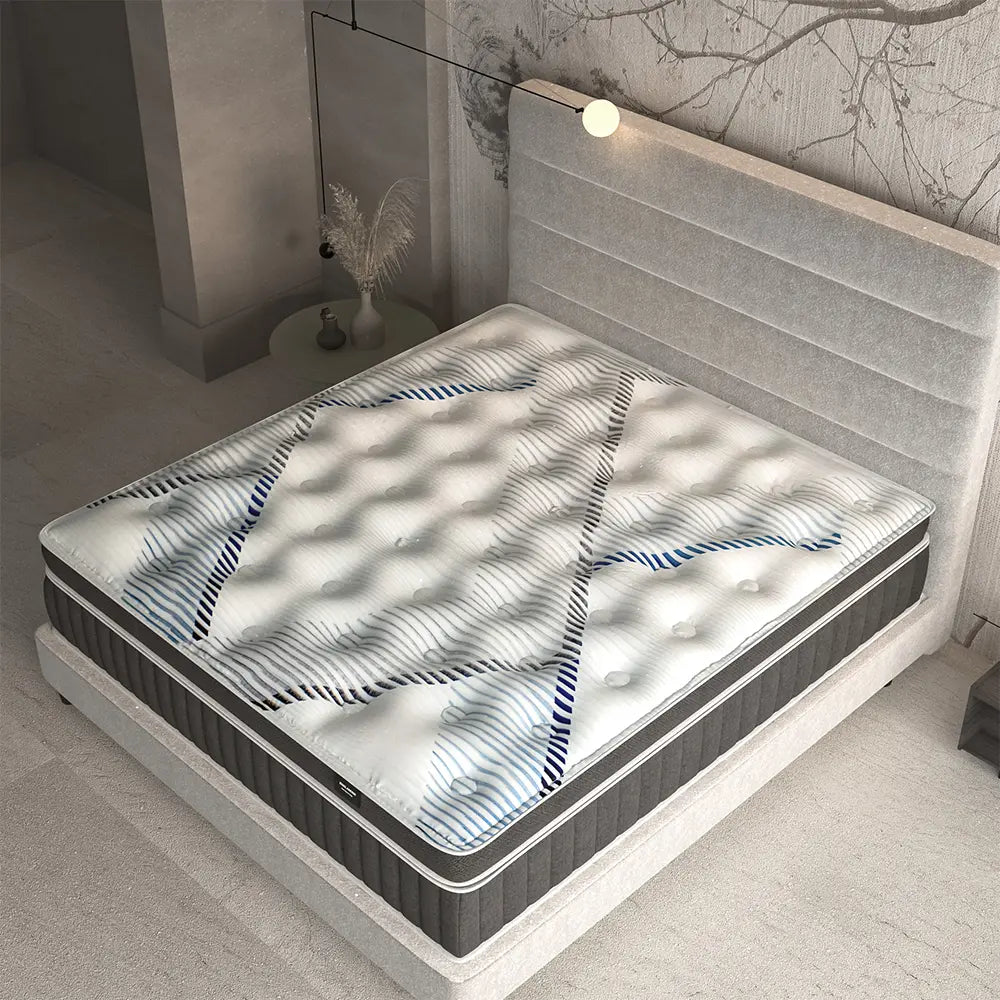 dreamer echelon euro top mattress by englander - up view